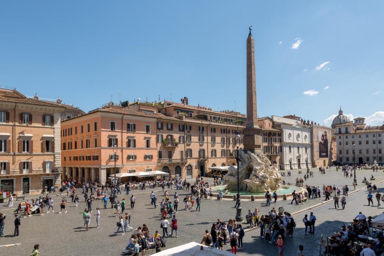 New! Amazing Piazza Navona View Apartment Rome Exterior photo