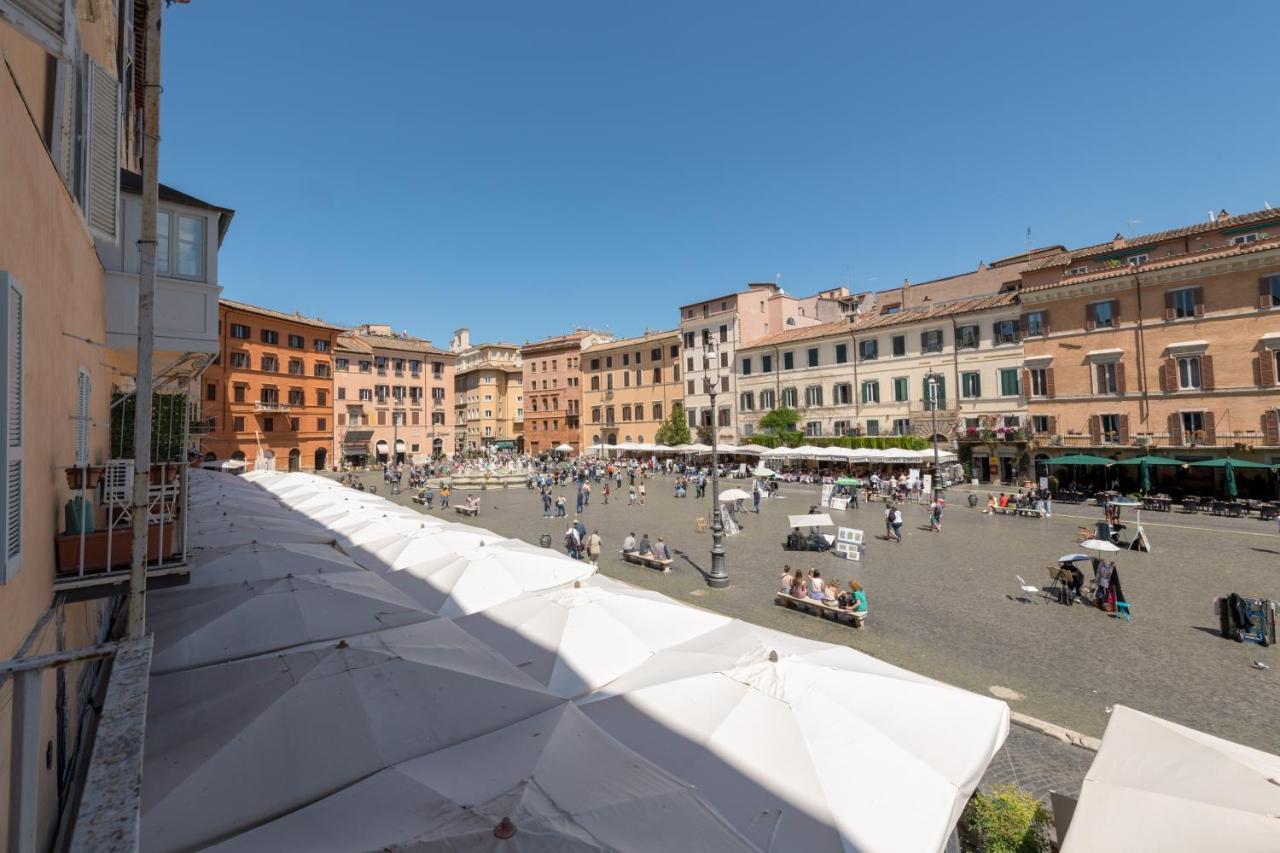 New! Amazing Piazza Navona View Apartment Rome Exterior photo