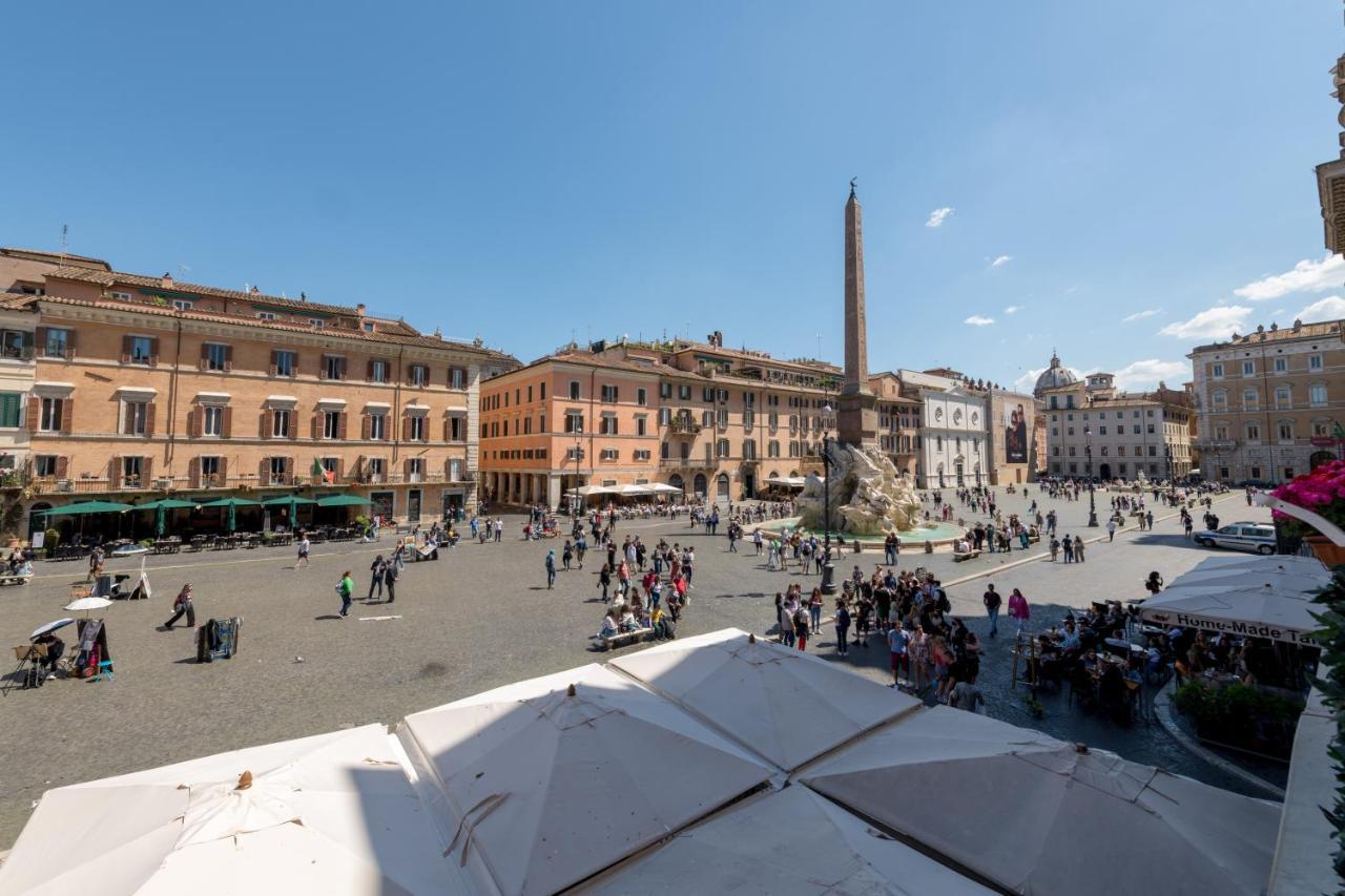 New! Amazing Piazza Navona View Apartment Rome Exterior photo
